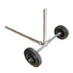 New design 1 inch portable sprinkler cart