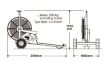 RI-30 Piston Drive Soft Hose Travelling Irrigator Dimensions